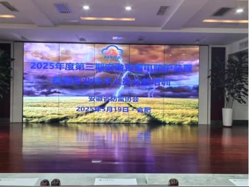 Anhui Eyaletinde yıldırımdan korunma ve tespit profesyonel eğitiminin üçüncü aşamasına Anhui Jinli Electric davet edildi